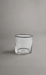 Świecznik M - Harmony (clear/black)
