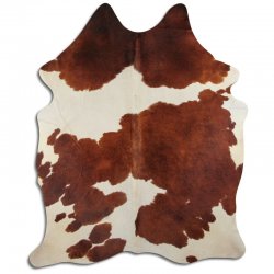 Skóra bydlęca - Brązowo/biała 1094