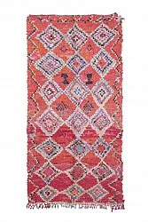 Berberyjskie Dywany Boucherouite Z Maroka 260 x 130 cm