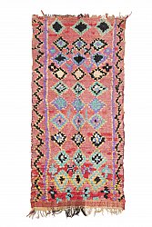 Berberyjskie Dywany Boucherouite Z Maroka 240 x 105 cm