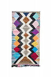 Berberyjskie Dywany Boucherouite Z Maroka 140 x 270 cm