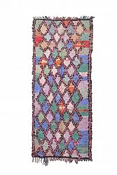 Berberyjskie Dywany Boucherouite Z Maroka 245 x 100 cm