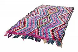 Berberyjskie Dywany Boucherouite Z Maroka 270 x 145 cm