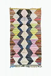 Berberyjskie Dywany Boucherouite Z Maroka 155 x 285 cm