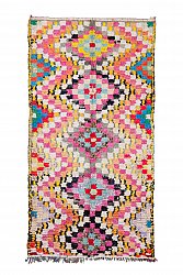 Berberyjskie Dywany Boucherouite Z Maroka 280 x 140 cm