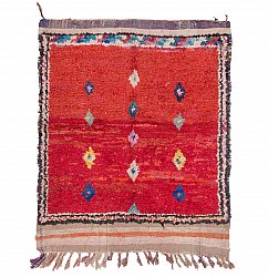 Berberyjskie Dywany Boucherouite Z Maroka 170 x 135 cm