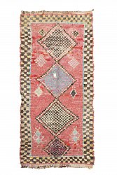 Berberyjskie Dywany Boucherouite Z Maroka 255 x 130 cm