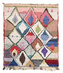 Berberyjskie Dywany Boucherouite Z Maroka 195 x 165 cm