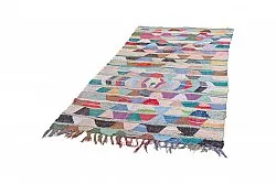 Berberyjskie Dywany Boucherouite Z Maroka 250 x 130 cm