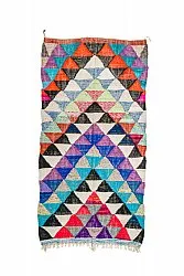 Berberyjskie Dywany Boucherouite Z Maroka 130 x 250 cm