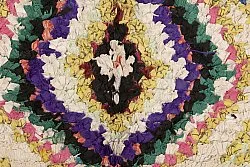 Berberyjskie Dywany Boucherouite Z Maroka 210 x 125 cm
