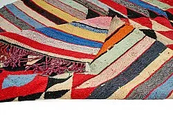 Berberyjskie Dywany Boucherouite Z Maroka 145 x 250 cm