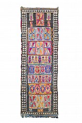 Berberyjskie Dywany Boucherouite Z Maroka 310 x 105 cm