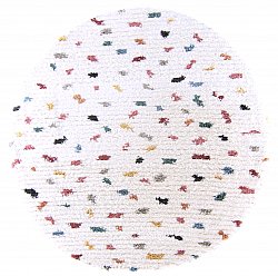 Okrągłe dywany - Luzi (beige/multi)