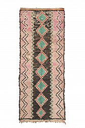 Berberyjskie Dywany Boucherouite Z Maroka 260 x 100 cm