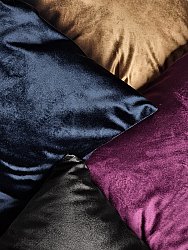 Poszewka na poduszke - Aksamitne poduszki Marlyn (czarny)