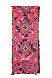 Berberyjskie Dywany Boucherouite Z Maroka 260 x 105 cm