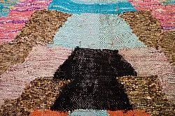 Berberyjskie Dywany Boucherouite Z Maroka 125 x 250 cm
