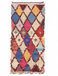 Berberyjskie Dywany Boucherouite Z Maroka 210 x 95 cm