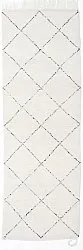 Berberyjskie Dywany Beni Ourain z Maroka 270 x 85 cm