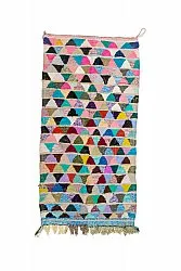 Berberyjskie Dywany Boucherouite Z Maroka 125 x 255 cm