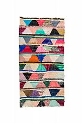 Berberyjskie Dywany Boucherouite Z Maroka 135 x 270 cm