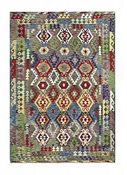 Dywan Orientalny - Vegi Kelim Hand Woven - 199 x 290 cm