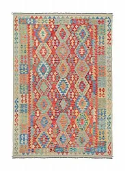 Dywan Orientalny - Vegi Kelim Hand Woven - 202 x 294 cm