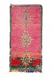 Berberyjskie Dywany Boucherouite Z Maroka 255 x 125 cm
