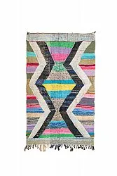 Berberyjskie Dywany Boucherouite Z Maroka 130 x 220 cm