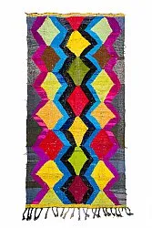 Berberyjskie Dywany Boucherouite Z Maroka 140 x 275 cm