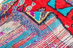 Berberyjskie Dywany Boucherouite Z Maroka 245 x 95 cm