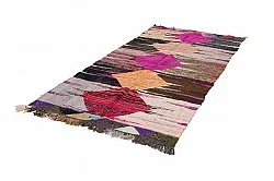 Berberyjskie Dywany Boucherouite Z Maroka 130 x 275 cm