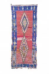 Berberyjskie Dywany Boucherouite Z Maroka 260 x 105 cm