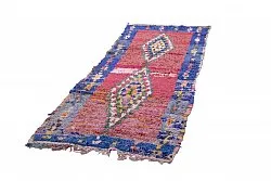 Berberyjskie Dywany Boucherouite Z Maroka 260 x 105 cm