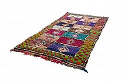 Berberyjskie Dywany Boucherouite Z Maroka 145 x 305 cm