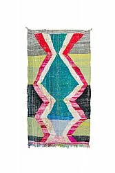 Berberyjskie Dywany Boucherouite Z Maroka 125 x 240 cm