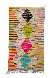 Berberyjskie Dywany Boucherouite Z Maroka 140 x 250 cm