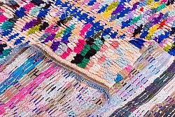 Berberyjskie Dywany Boucherouite Z Maroka 265 x 145 cm