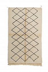 Berberyjskie Dywany Beni Ourain z Maroka 215 x 130 cm