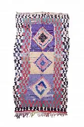 Berberyjskie Dywany Boucherouite Z Maroka 225 x 125 cm