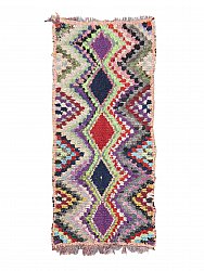 Berberyjskie Dywany Boucherouite Z Maroka 220 x 100 cm