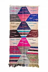 Berberyjskie Dywany Boucherouite Z Maroka 125 x 260 cm