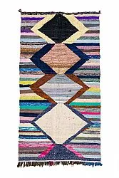 Berberyjskie Dywany Boucherouite Z Maroka 130 x 250 cm