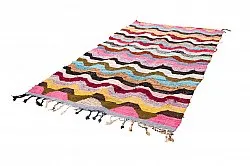 Berberyjskie Dywany Boucherouite Z Maroka 140 x 265 cm