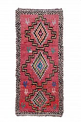 Berberyjskie Dywany Boucherouite Z Maroka 285 x 130 cm