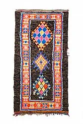 Berberyjskie Dywany Boucherouite Z Maroka 160 x 310 cm