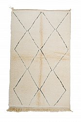 Berberyjskie Dywany Beni Ourain z Maroka 260 x 155 cm