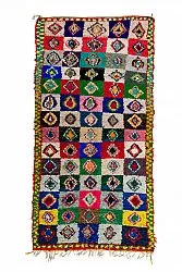 Berberyjskie Dywany Boucherouite Z Maroka 290 x 145 cm