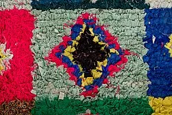 Berberyjskie Dywany Boucherouite Z Maroka 290 x 145 cm